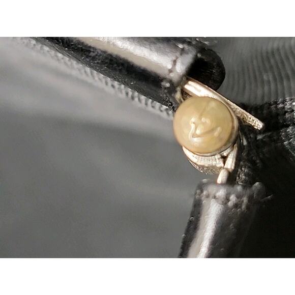 JUDITH LEIBER 80s Vtg ShoulderBag Leather Patchwork Brown Black Gold Accent RARE - Picture 15 of 16